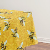 Bee Honeycomb Honeybee Beehive Pattern Party Tafelkleed (Voorbeeld)