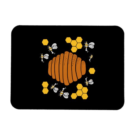 Bee Honeycomb Magneet (Horizontaal)
