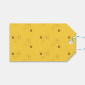 Bee Honeycomb Pattern Cadeaulabel (Voorkant (Horizontaal))