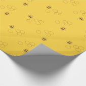 Bee Honeycomb Pattern Cadeaupapier (Hoek)