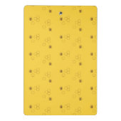 Bee Honeycomb Pattern Mini Klembord (Achterkant)