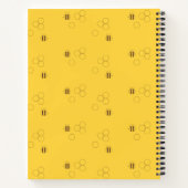 Bee Honeycomb Pattern Notitieboek (Achterkant)