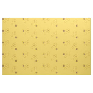 Bee Honeycomb Pattern Stof