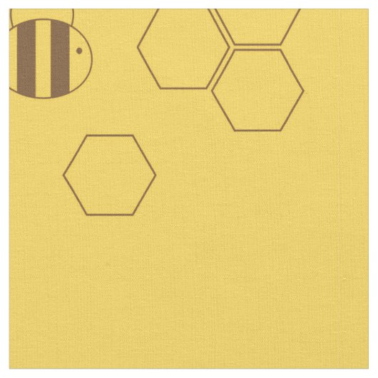 Bee Honeycomb Pattern Stof (Close Up)