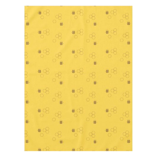 Bee Honeycomb Pattern Tafelkleed (Voorkant)