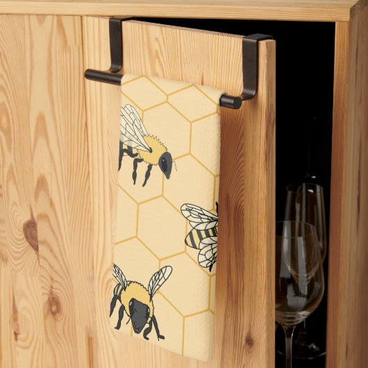 Bee Honeycomb Theedoek (Derde Gevouwen)