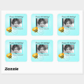 BEE HOP Foto VIERKANTE Favor Sticker (Vel)