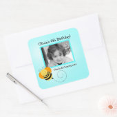 BEE HOP Foto VIERKANTE Favor Sticker (Envelop)