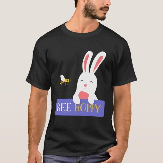 Bee Hoppy  Animals Bestfriends Bunny Hopper Bunny T-shirt (Voorkant)