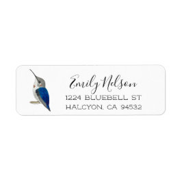 Bee Hummingbird Return Address Label
