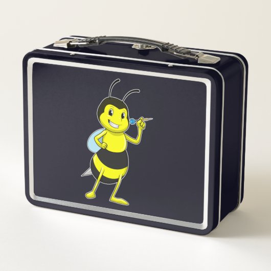 Bee in Darts met Dart (Achterkant)