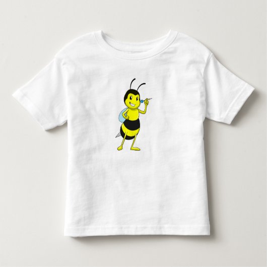 Bee in Darts met Dart Kinder Shirts (Voorkant)
