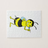 Bee in Darts met Dart Legpuzzel (Horizontaal)