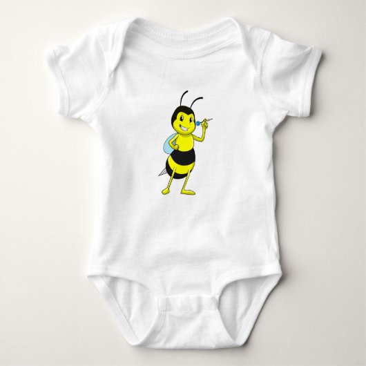 Bee in Darts met Dart Romper (Voorkant)