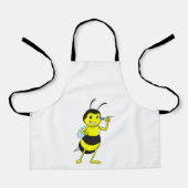 Bee in Darts met Dart Schort (Voorkant)