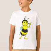 Bee in Darts met Dart T-shirt (Voorkant)