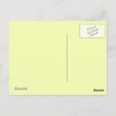 Bee in the poppies post Kaart (Achterkant)