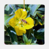 Bee-ing Productive Keramisch Ornament (Achterkant)