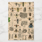 Bee Insect Bug Wasp Natural History Bees Voedselcontainer Etiket (Enkel label)