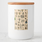 Bee Insect Bug Wasp Natural History Bees Voedselcontainer Etiket (Voorkant)