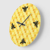 Bee is nog steeds mijn hart honingbijenbijenkorf grote klok (Hoek)