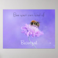 Bee je eigen soort mooi Inspirerend