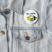 "Bee Jewish" Ronde Button 5,7 Cm (In situ)