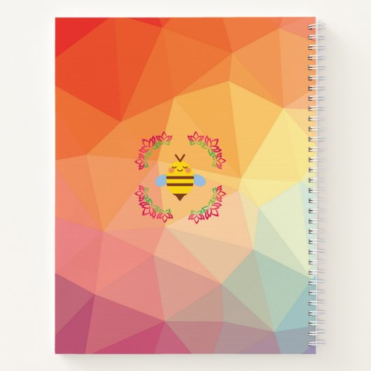 Bee jezelf notitieboek (Achterkant)