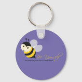 Bee jezelf sleutelhanger (Voorkant)