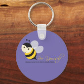 Bee jezelf sleutelhanger (Voorkant)