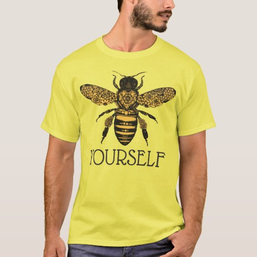 Bee jezelf t-shirt (Voorkant)
