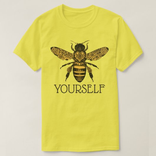 Bee jezelf t-shirt (Design voorkant)