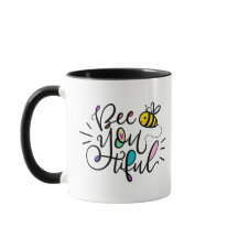 Bee-JIJ-armige hand met letters