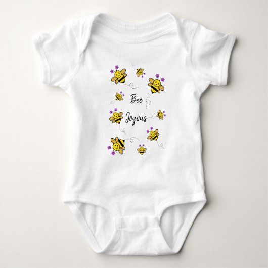 Bee Joyous Whimsical Floral Romper (Voorkant)