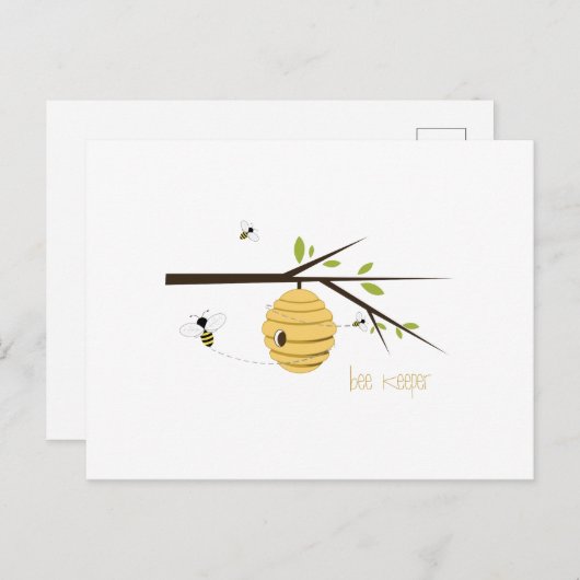 Bee Keeper Briefkaart (Voorkant / Achterkant)