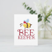 Bee Keeper Christmas Edition Feestdagenkaart (Staand voorkant)