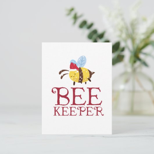 Bee Keeper Christmas Edition Feestdagenkaart (Staand voorkant)