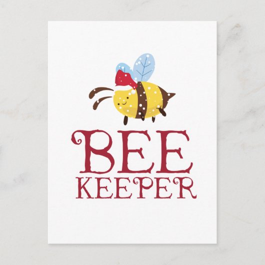 Bee Keeper Christmas Edition Feestdagenkaart (Voorkant)