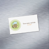 Bee keeper design aanpasbaar visitekaartje magnetisch visitekaartje (Voorbeeld)