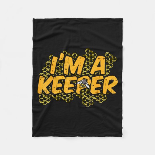 Bee-keeper Funny Beekeeng Pun Humor Honey Aarist G Fleece Deken (Voorkant)