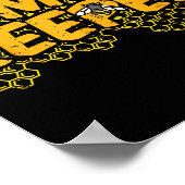 Bee-keeper Funny Beekeeng Pun Humor Honey Aarist G Poster (Hoek)