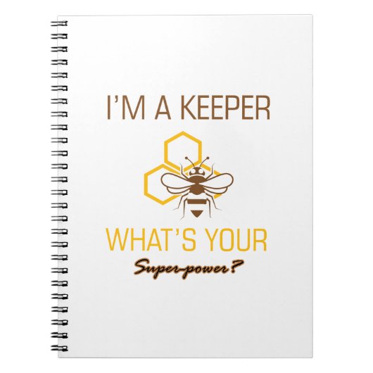 Bee Keeper-overhemden Notitieboek (Voorkant)