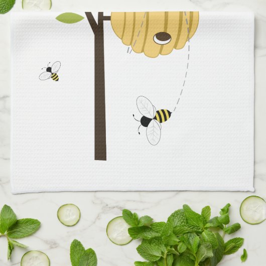 Bee Keeper Theedoek (Gevouwen)