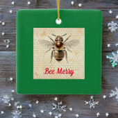 Bee Kerstae Keramisch Ornament