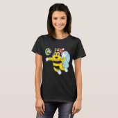 Bee Kerstvolleybal T-shirt (Voorkant volledig)