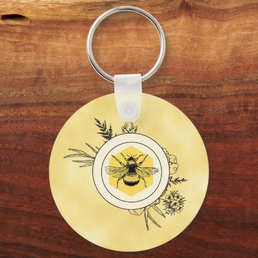 Bee Keychain (Achterkant)