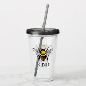Bee Kind Acryl Drinkbeker (Achterkant)
