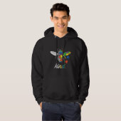Bee Kind Beauful Autism Awareness T-shirt Puzzle (Voorkant volledig)