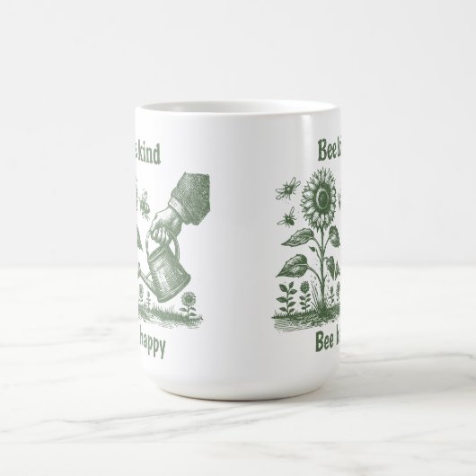 Bee Kind Bee Happy for Environmental educators Koffiemok (Center)