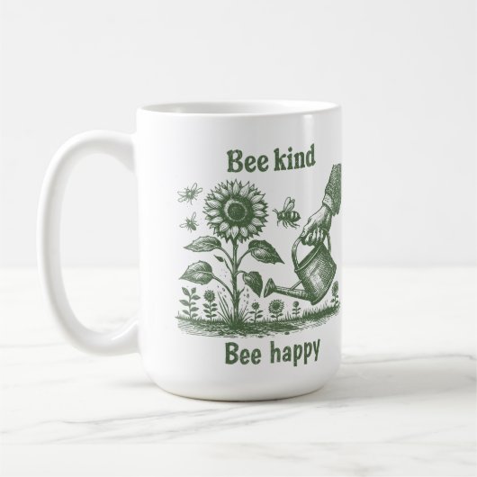 Bee Kind Bee Happy for Environmental educators Koffiemok (Links)